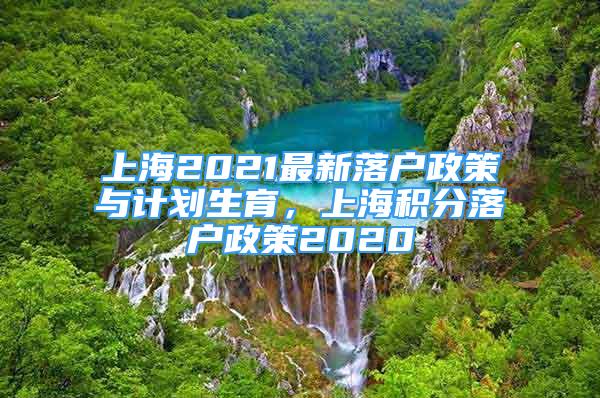 上海2021最新落戶政策與計劃生育，上海積分落戶政策2020