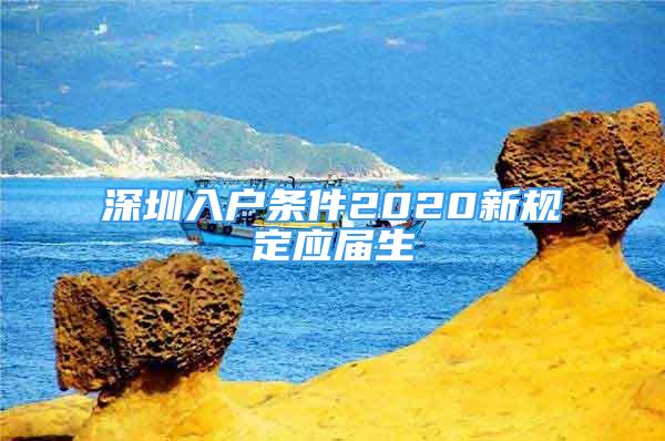 深圳入戶條件2020新規(guī)定應屆生