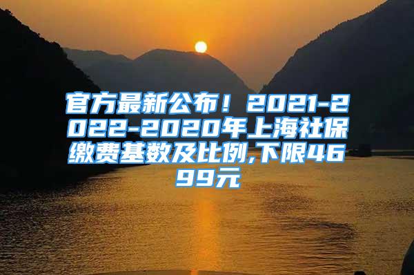 官方最新公布！2021-2022-2020年上海社保繳費(fèi)基數(shù)及比例,下限4699元