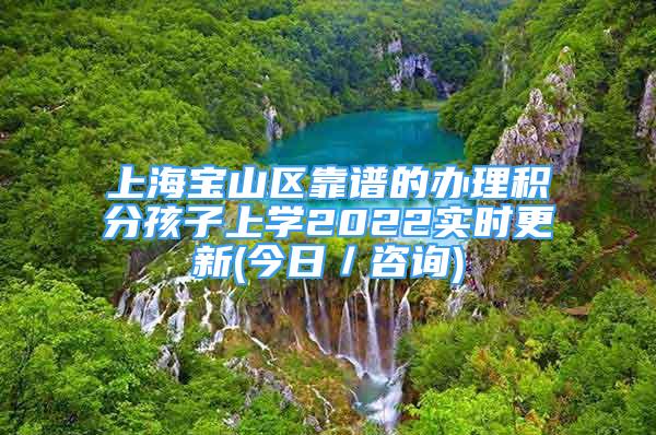 上海寶山區(qū)靠譜的辦理積分孩子上學(xué)2022實(shí)時(shí)更新(今日／咨詢)