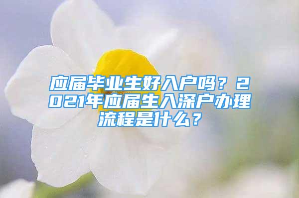 應(yīng)屆畢業(yè)生好入戶嗎？2021年應(yīng)屆生入深戶辦理流程是什么？