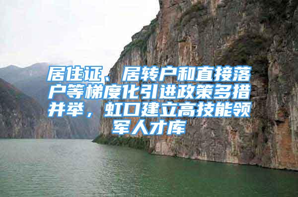 居住證、居轉(zhuǎn)戶和直接落戶等梯度化引進(jìn)政策多措并舉，虹口建立高技能領(lǐng)軍人才庫