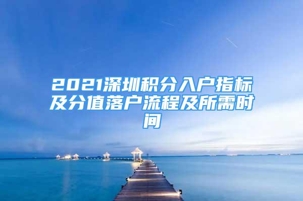 2021深圳積分入戶(hù)指標(biāo)及分值落戶(hù)流程及所需時(shí)間