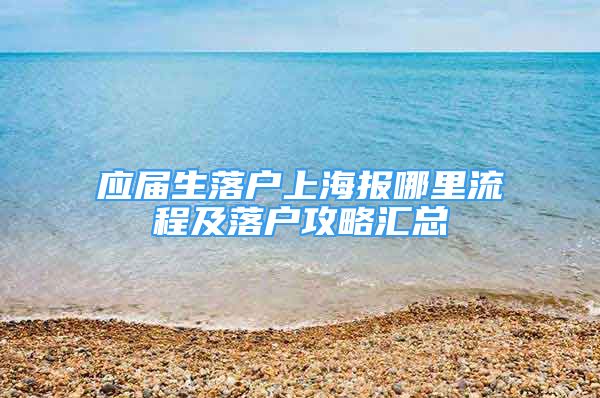 應(yīng)屆生落戶上海報哪里流程及落戶攻略匯總