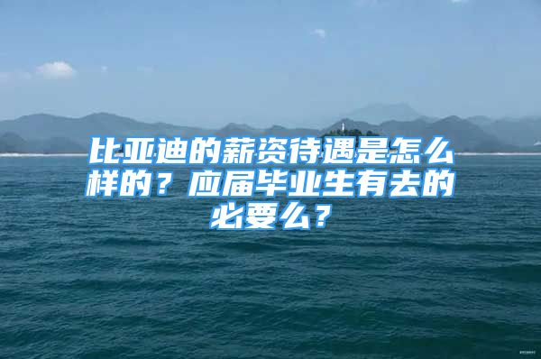 比亞迪的薪資待遇是怎么樣的？應(yīng)屆畢業(yè)生有去的必要么？