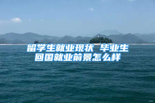 留學(xué)生就業(yè)現(xiàn)狀 畢業(yè)生回國就業(yè)前景怎么樣