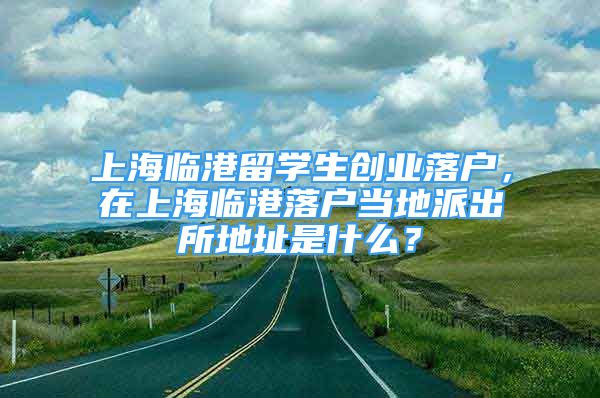 上海臨港留學(xué)生創(chuàng)業(yè)落戶，在上海臨港落戶當(dāng)?shù)嘏沙鏊刂肥鞘裁矗?/></p>
								<p style=