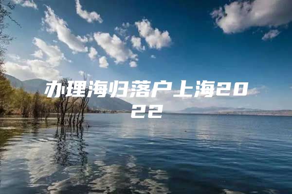 辦理海歸落戶(hù)上海2022