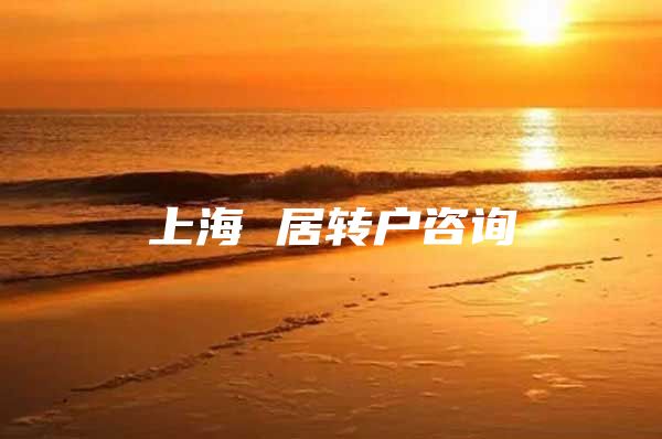 上海 居轉(zhuǎn)戶咨詢