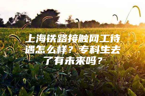 上海鐵路接觸網(wǎng)工待遇怎么樣？?？粕チ擞形磥?lái)嗎？