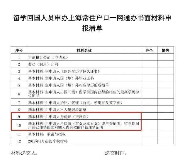 再迎簡化！留學(xué)生落戶現(xiàn)場遞交不再需要這些材料！