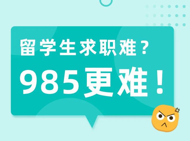 朗汀留學(xué) ｜ 2022留學(xué)生回國(guó)求職現(xiàn)狀：海歸好慘，985更慘！