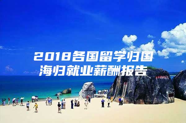 2018各國留學(xué)歸國海歸就業(yè)薪酬報(bào)告