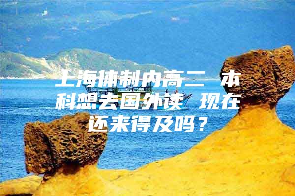 上海體制內(nèi)高二 本科想去國外讀 現(xiàn)在還來得及嗎？